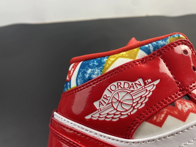 1 Air DC7294-600 Mid Patent Red Jordan 0226